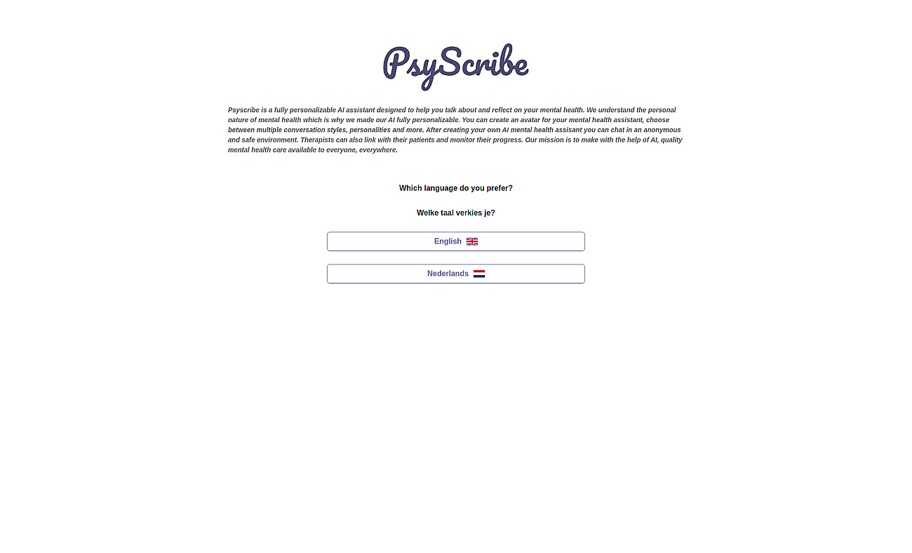 PsyScribe screenshot