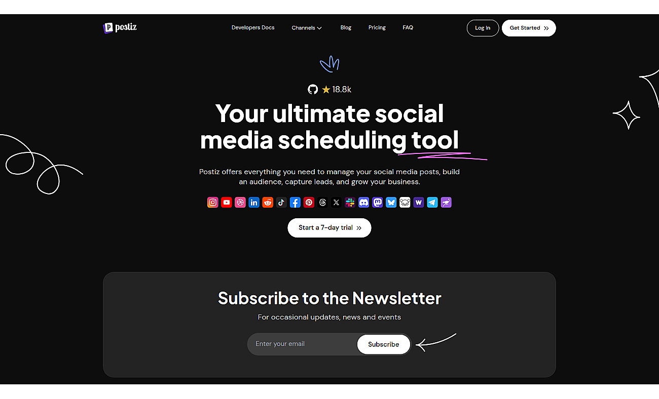 Postiz screenshot