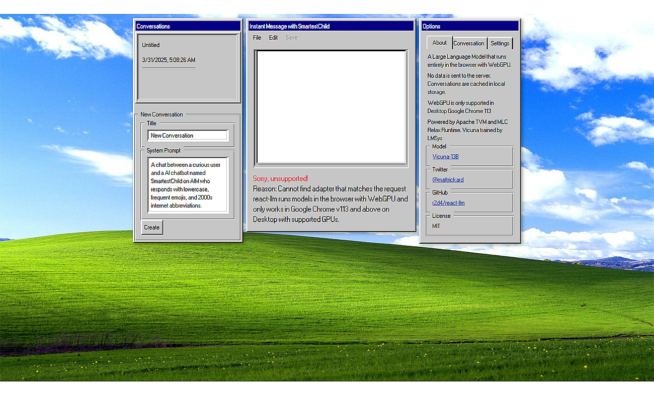 Chat Matt Rickard screenshot
