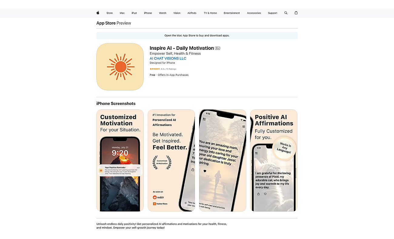 InspireAI screenshot