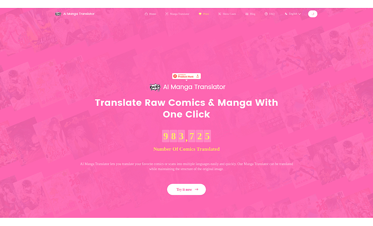 AI Manga Translator screenshot