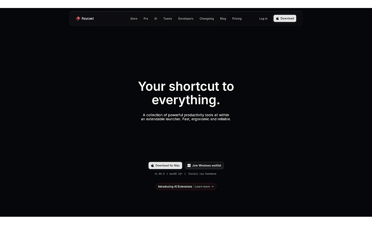 Raycast Al screenshot