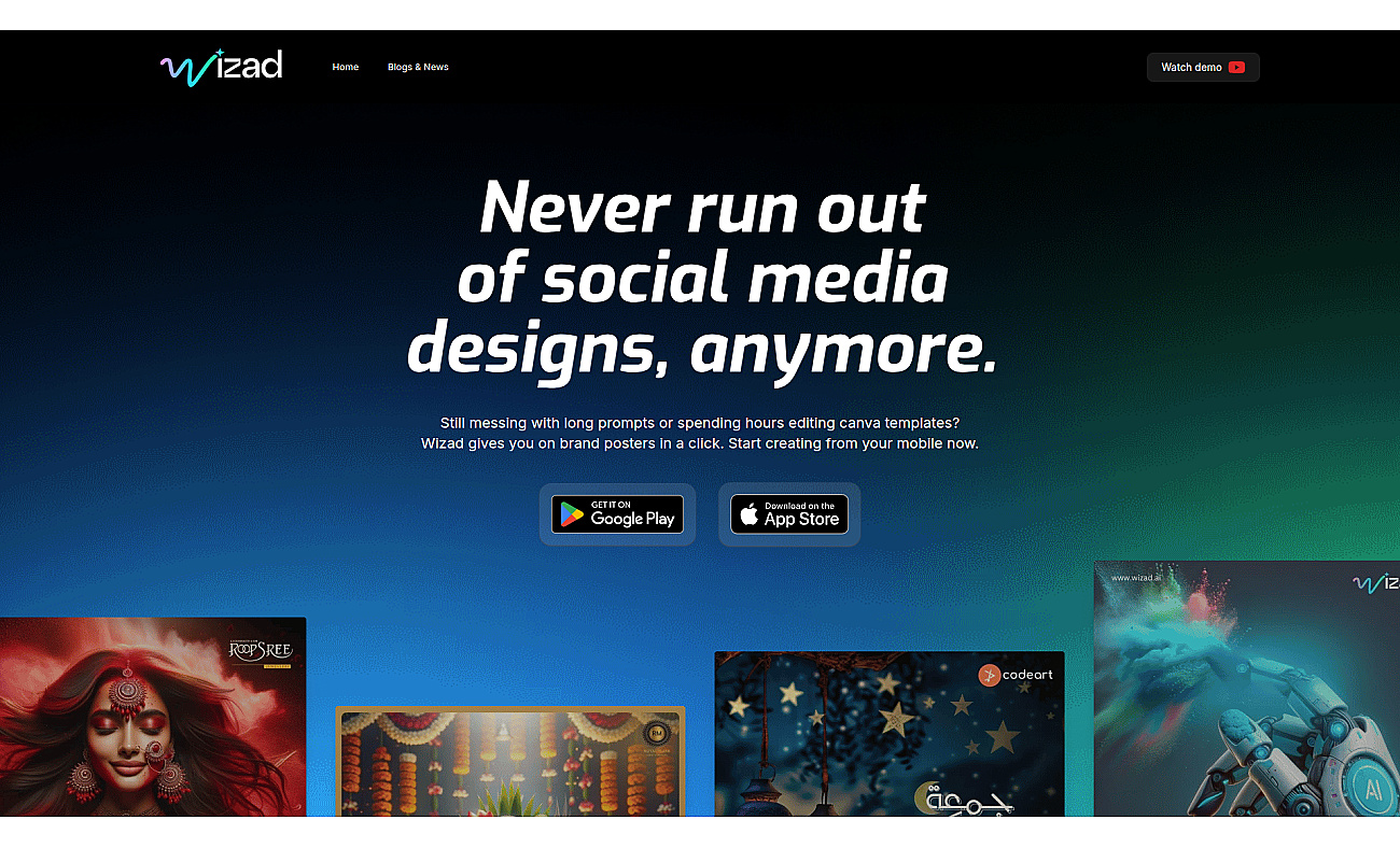 Wizad screenshot