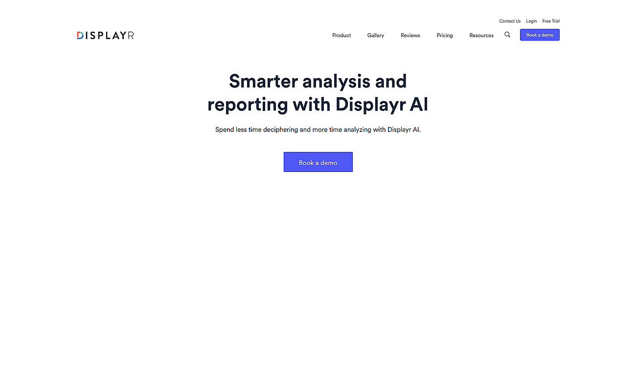 Displayr AI screenshot