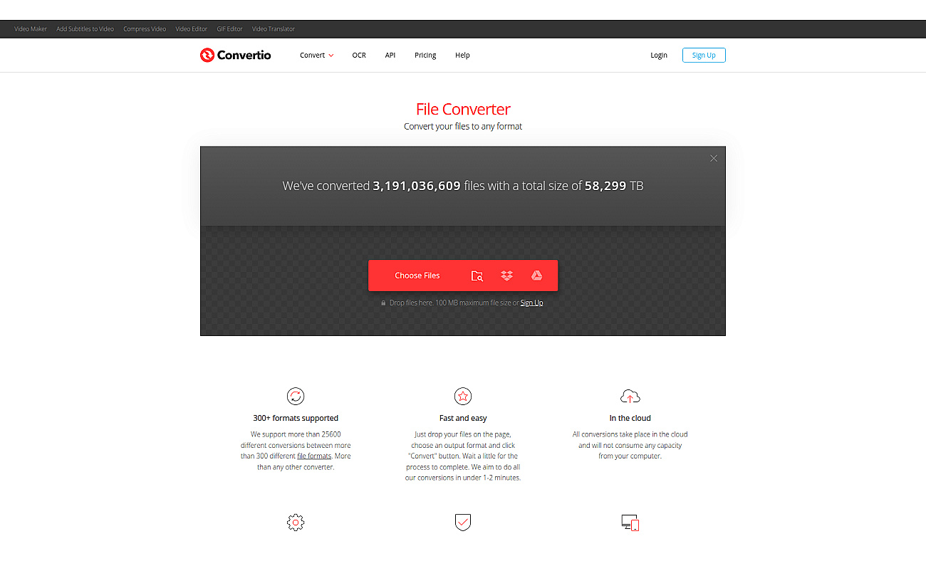 Convert.io screenshot