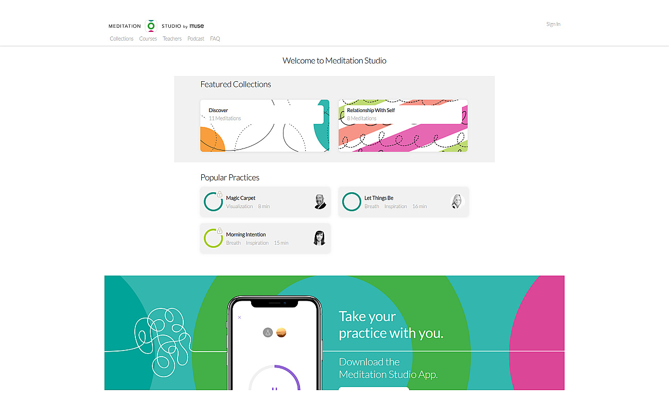 Meditation Studio screenshot
