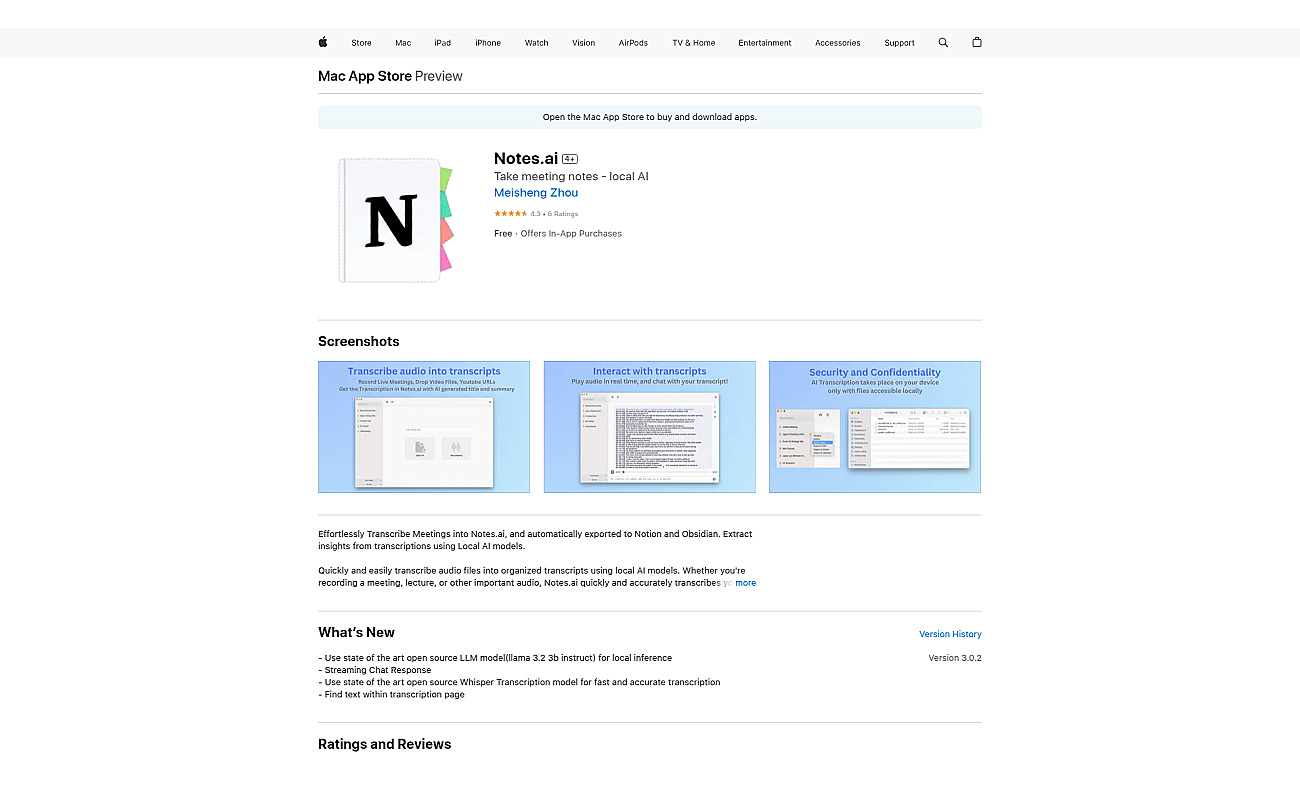 Notes.ai screenshot