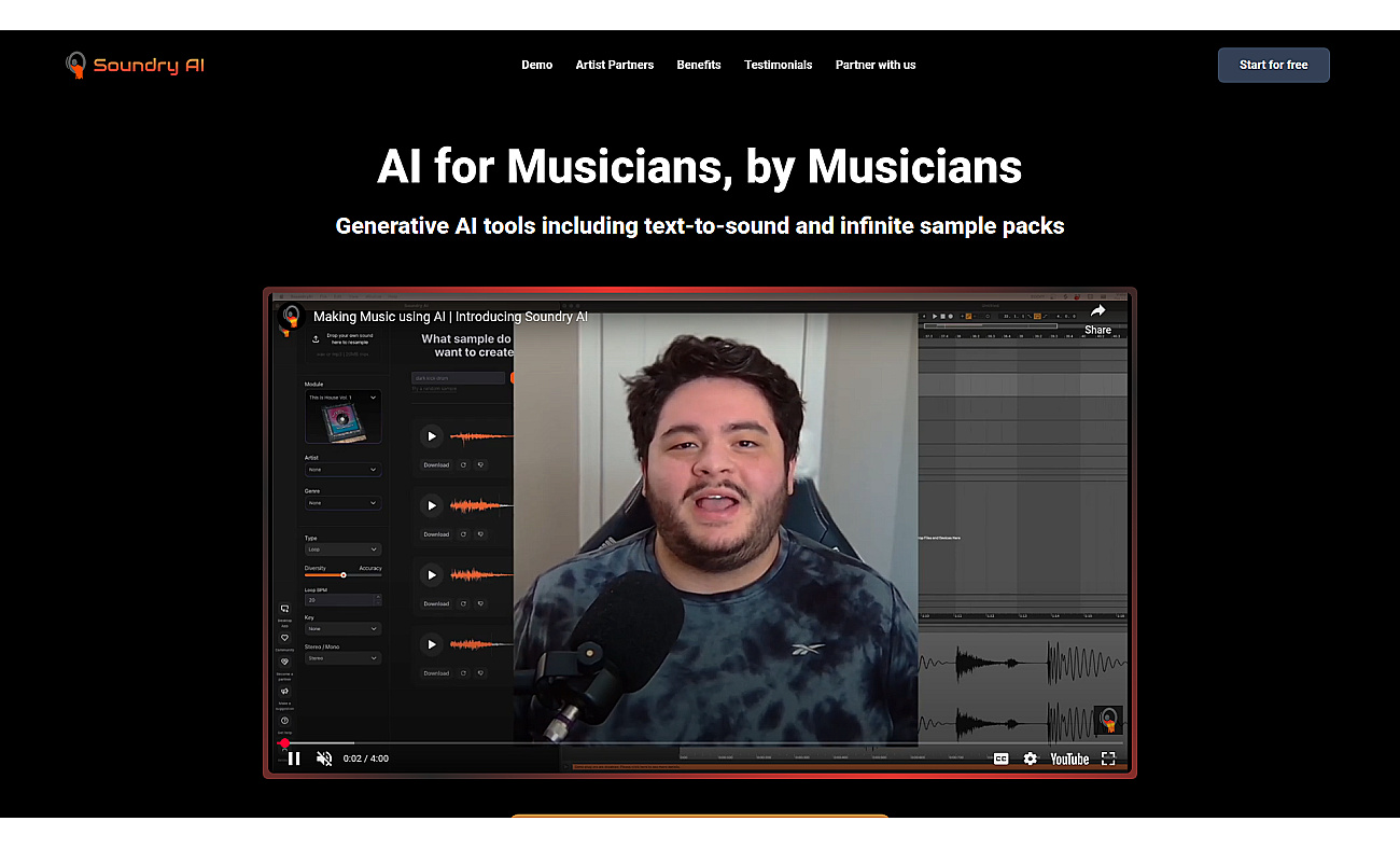 Soundry AI screenshot