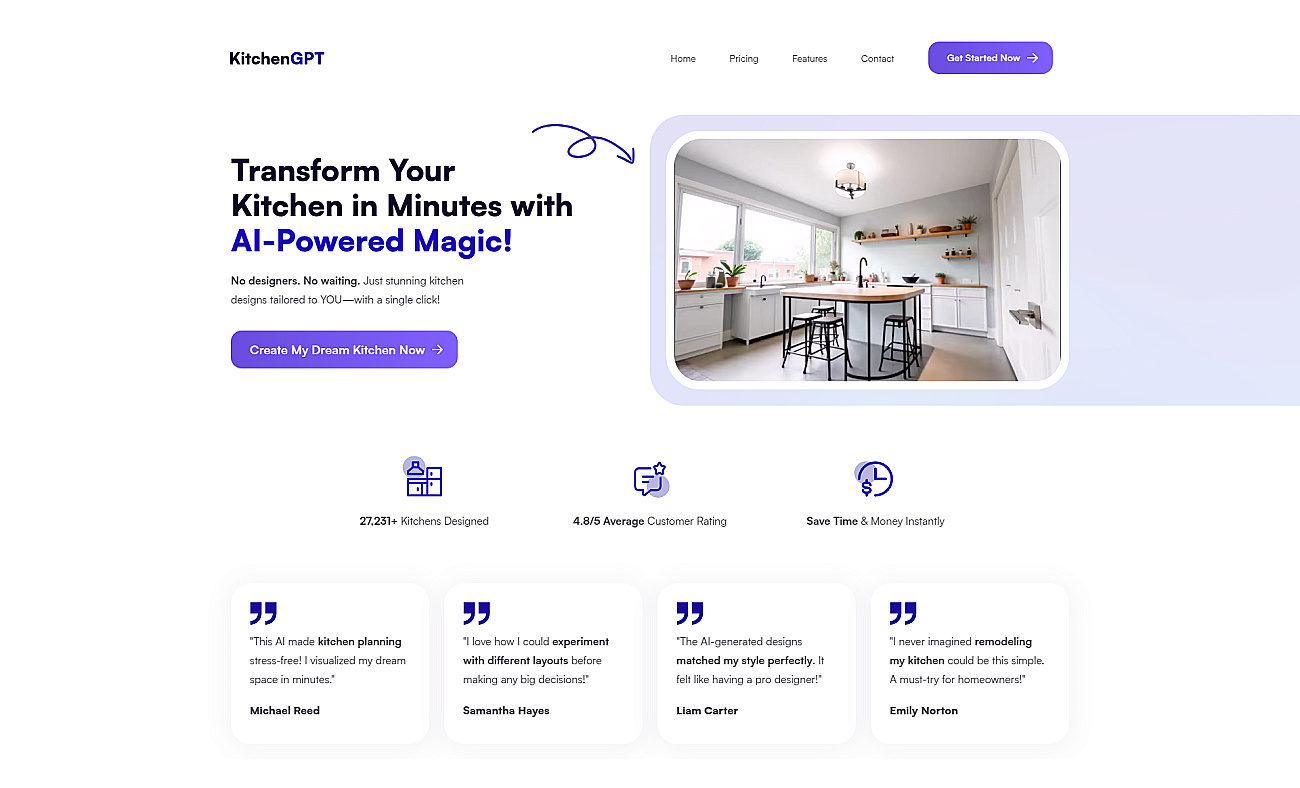 KitchenGPT screenshot