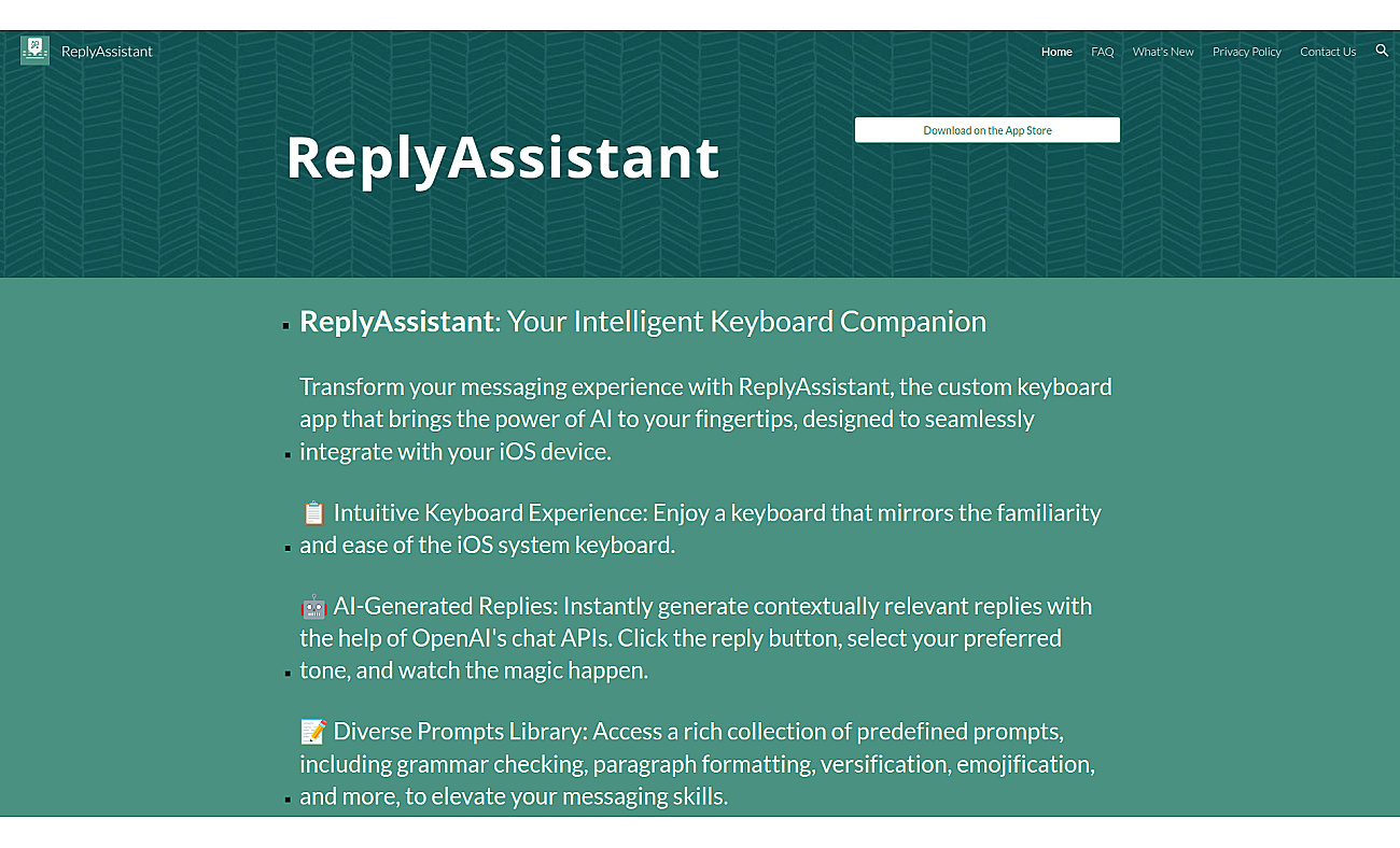 ReplyAssistant screenshot
