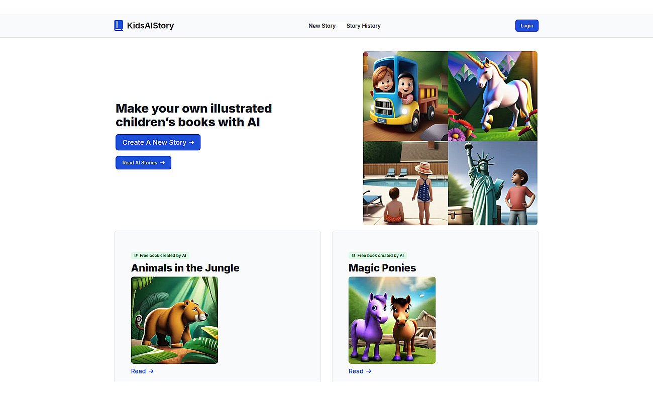 KidsAIStory screenshot