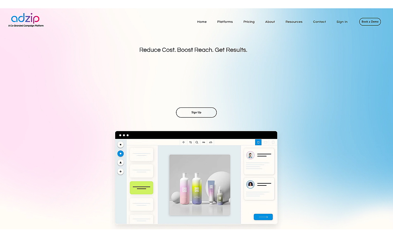 Adzip screenshot