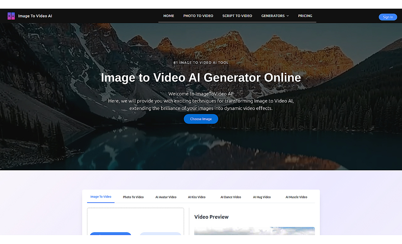 ImageToVideo AI screenshot