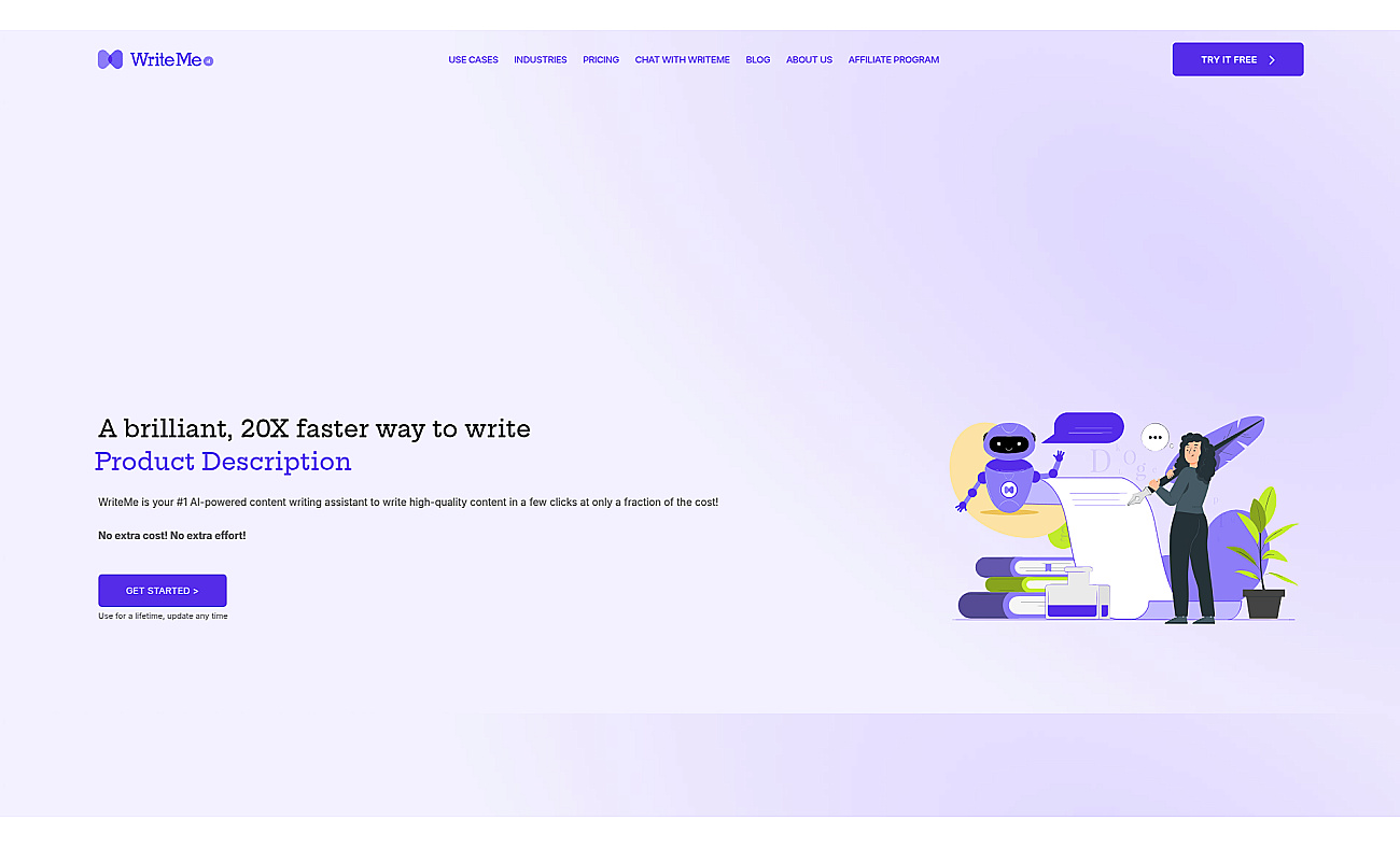 WriteMeAI screenshot