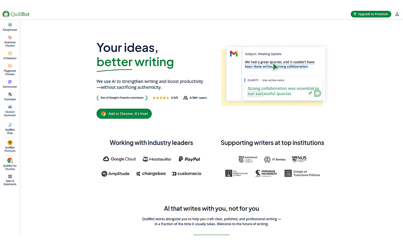 QuillBot screenshot