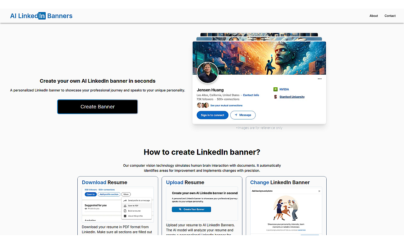 Ai linkedin banners