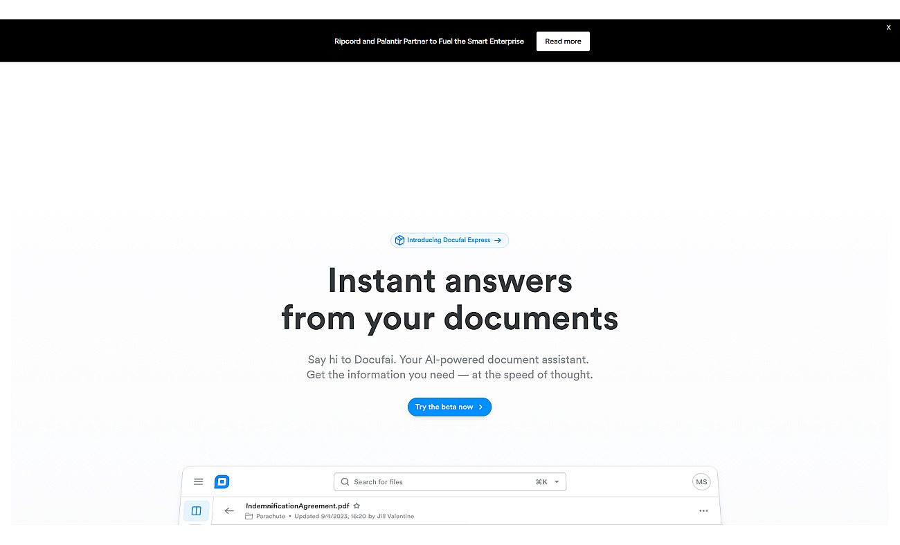 Docufai screenshot