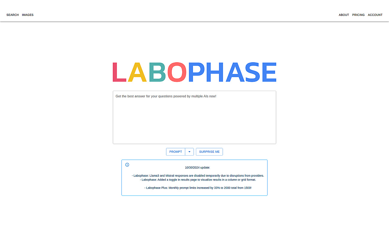 Labophase screenshot