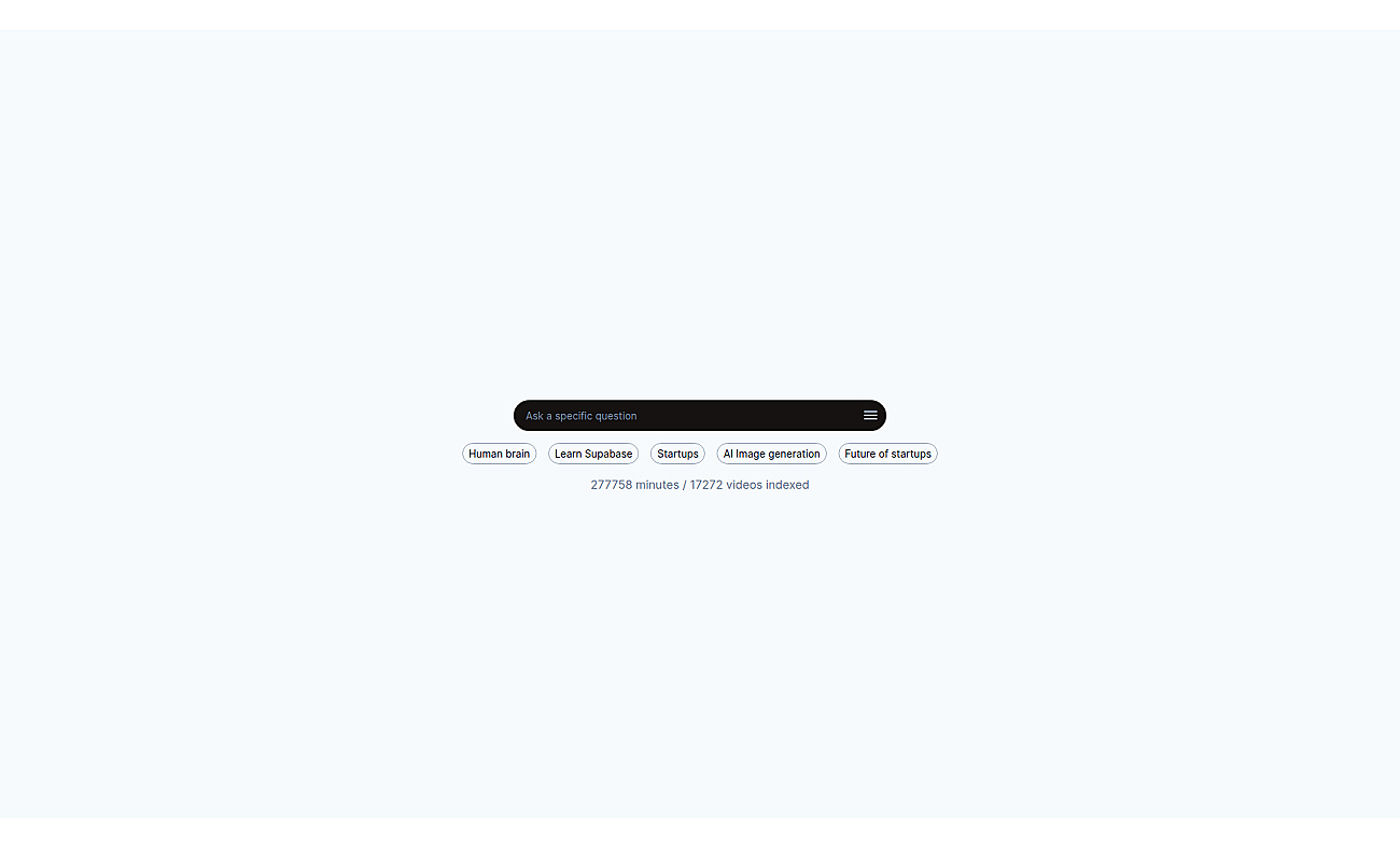 AI Video Search Engine screenshot