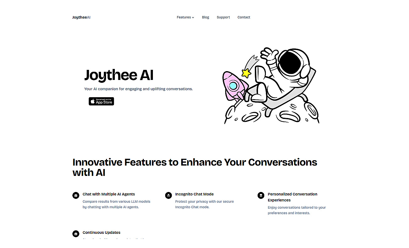 Joythee ai screenshot