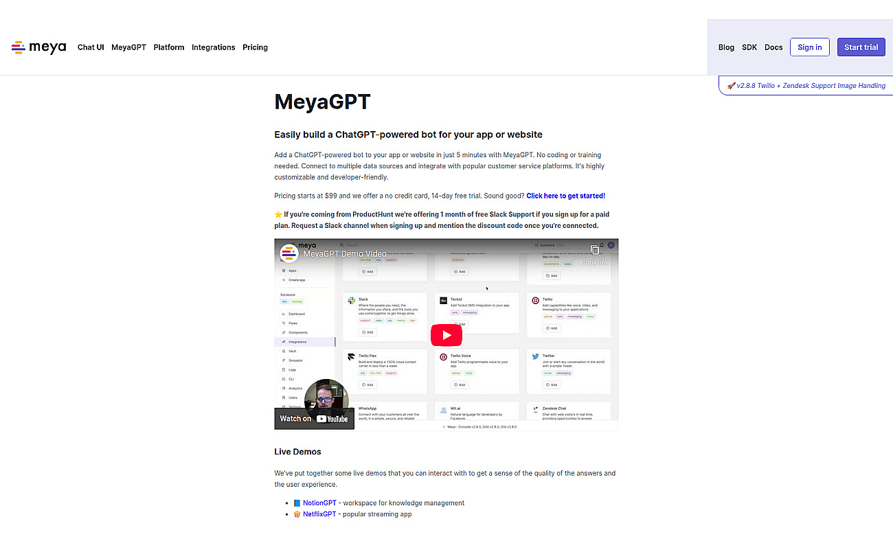 MeyaGPT screenshot