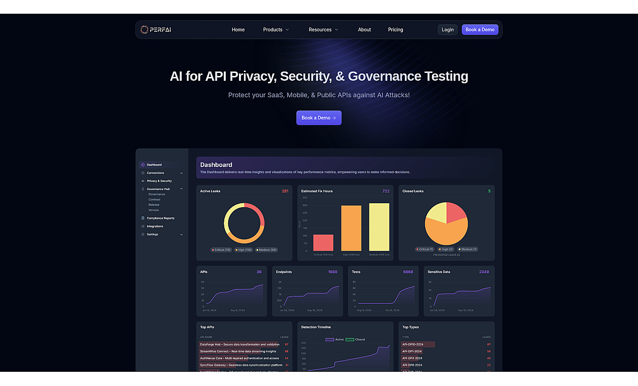 PerfAI screenshot