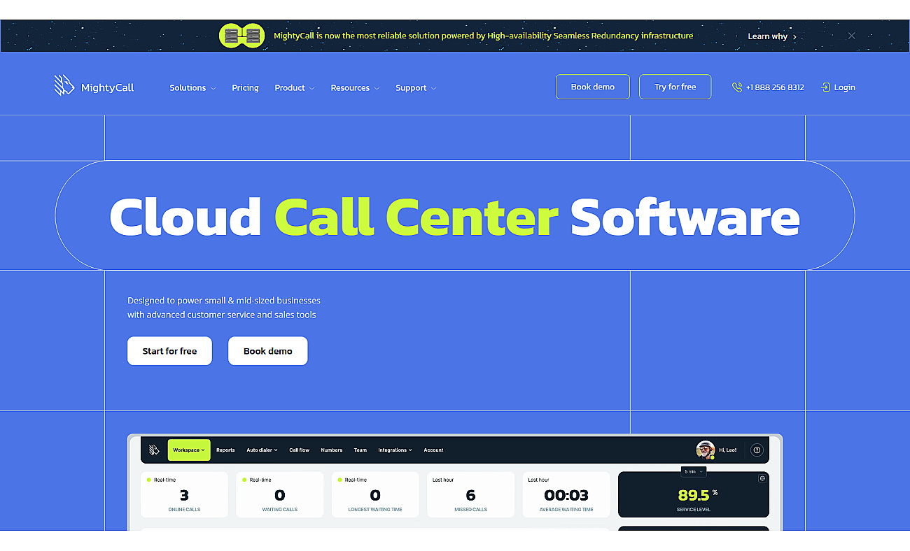 MightyCall screenshot