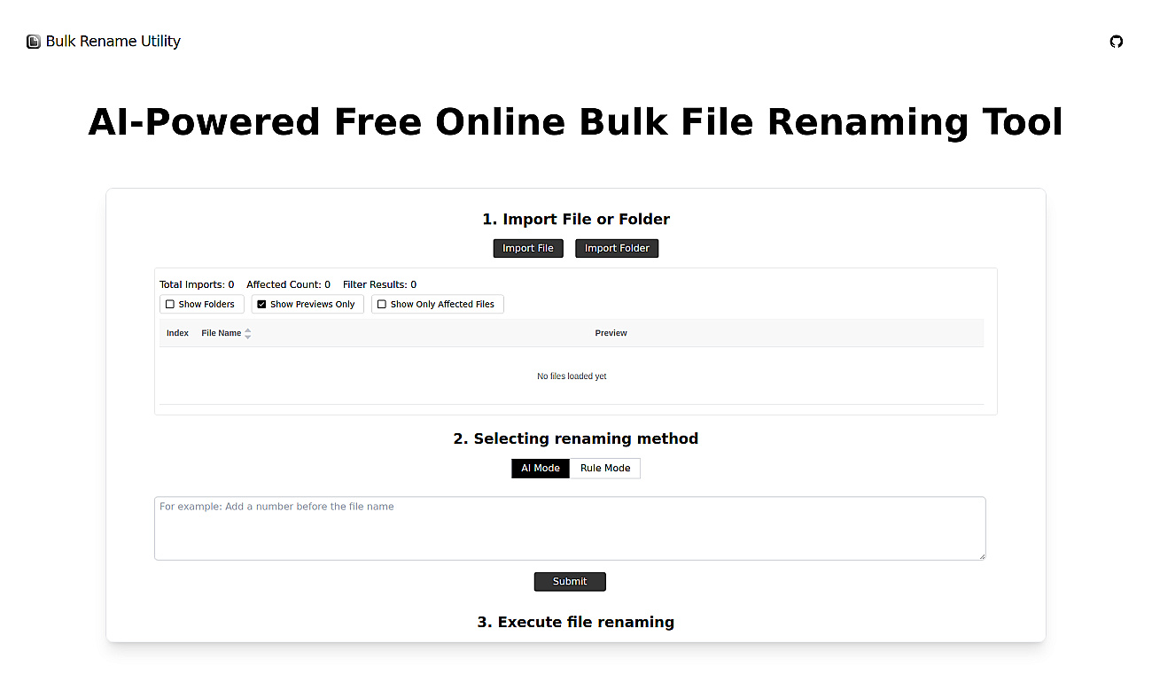 Bulk Rename Utility screenshot