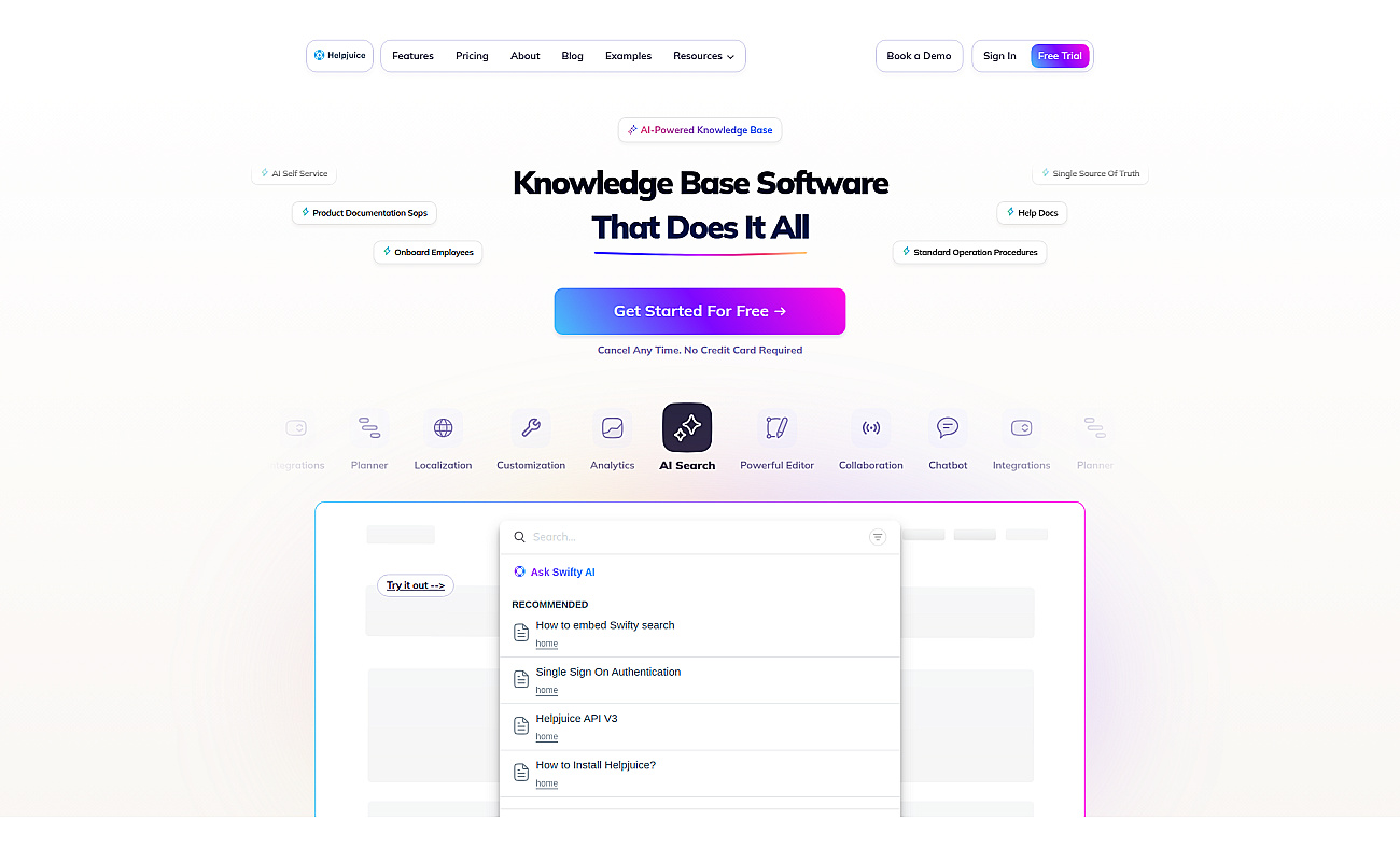 Helpjuice screenshot