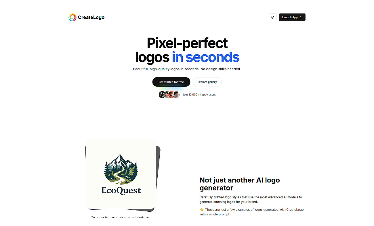 Createlogo screenshot