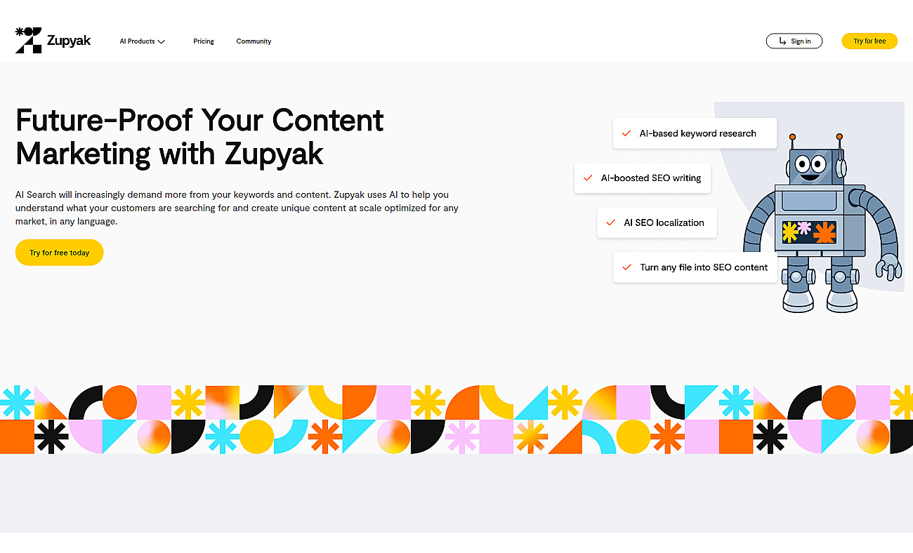 Zupyak screenshot