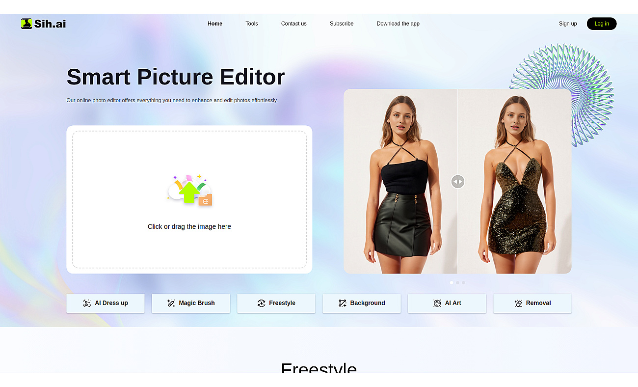 Sih.ai screenshot