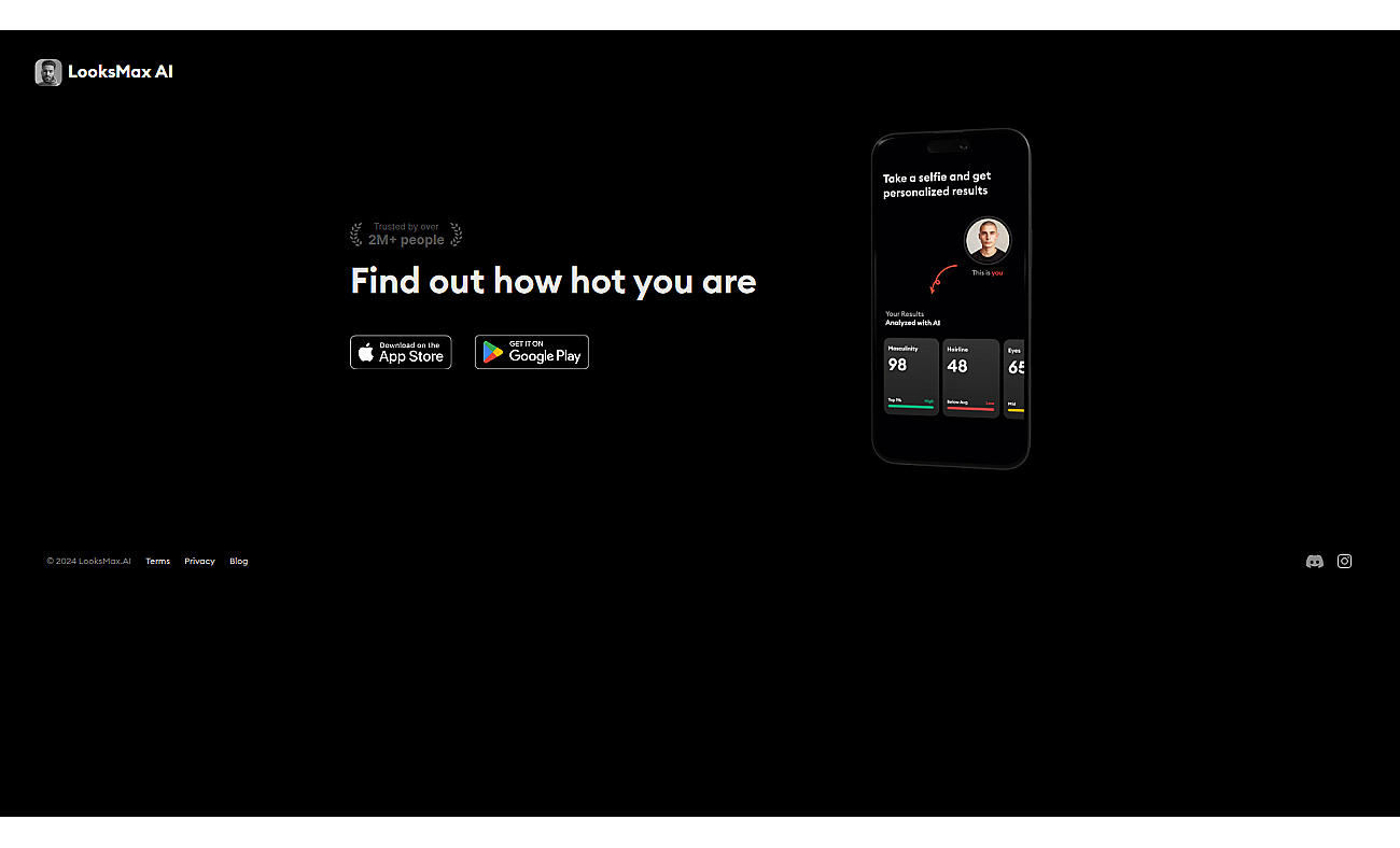 Looksmax.ai screenshot