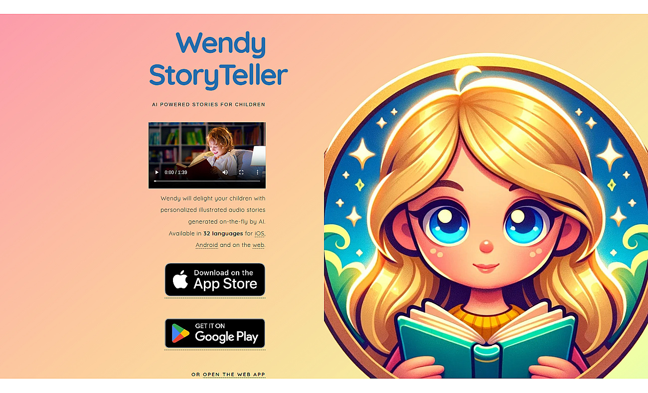 Wendy StoryTeller screenshot
