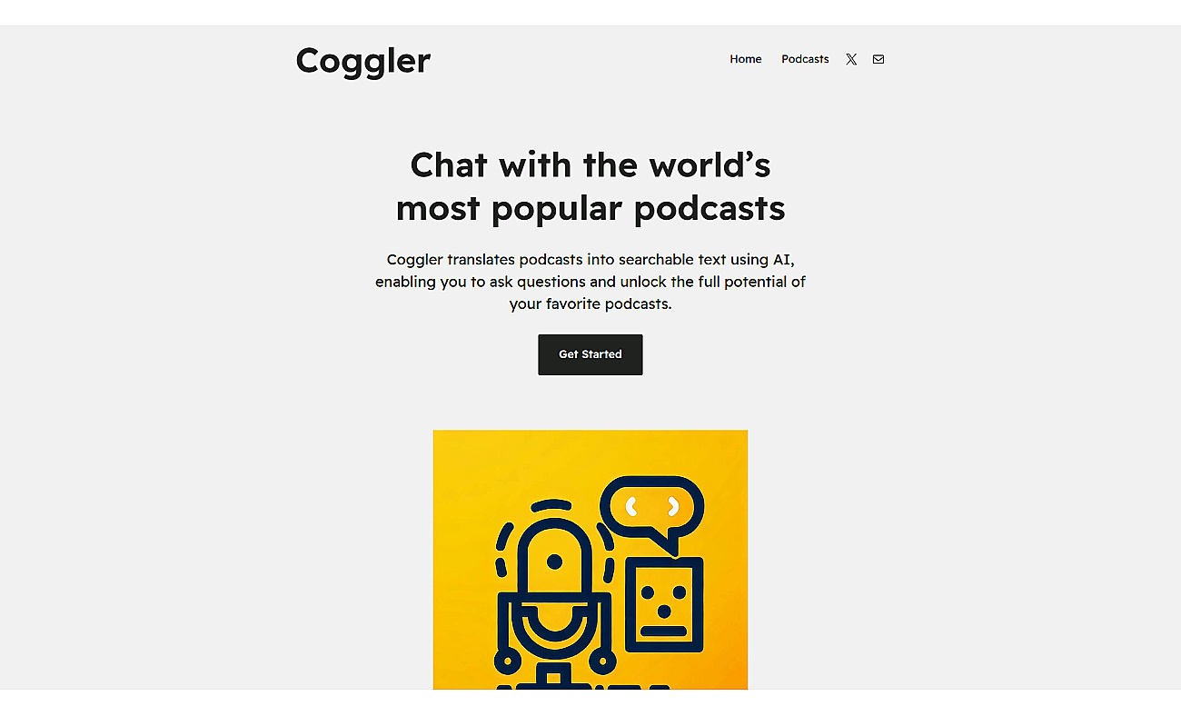 Coggler screenshot