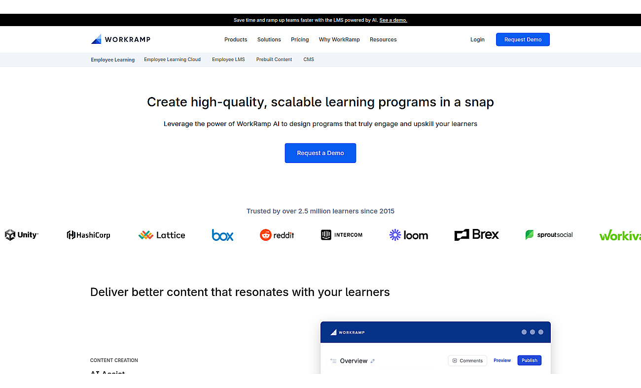 WorkRamp screenshot