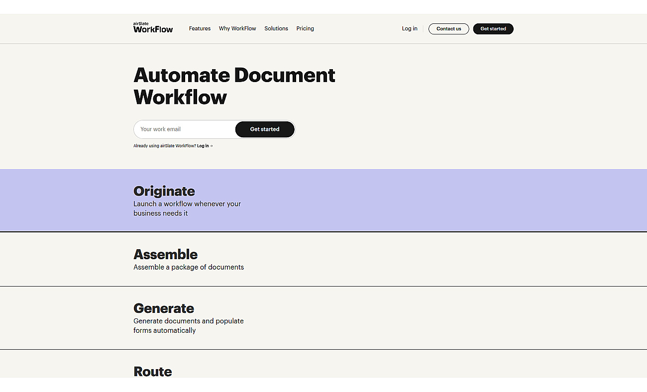 airSlate screenshot