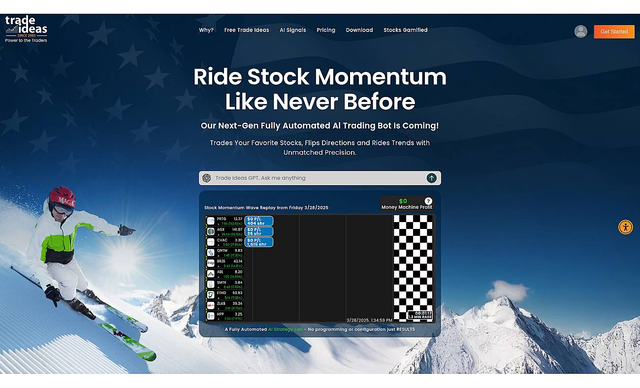 Trade Ideas screenshot