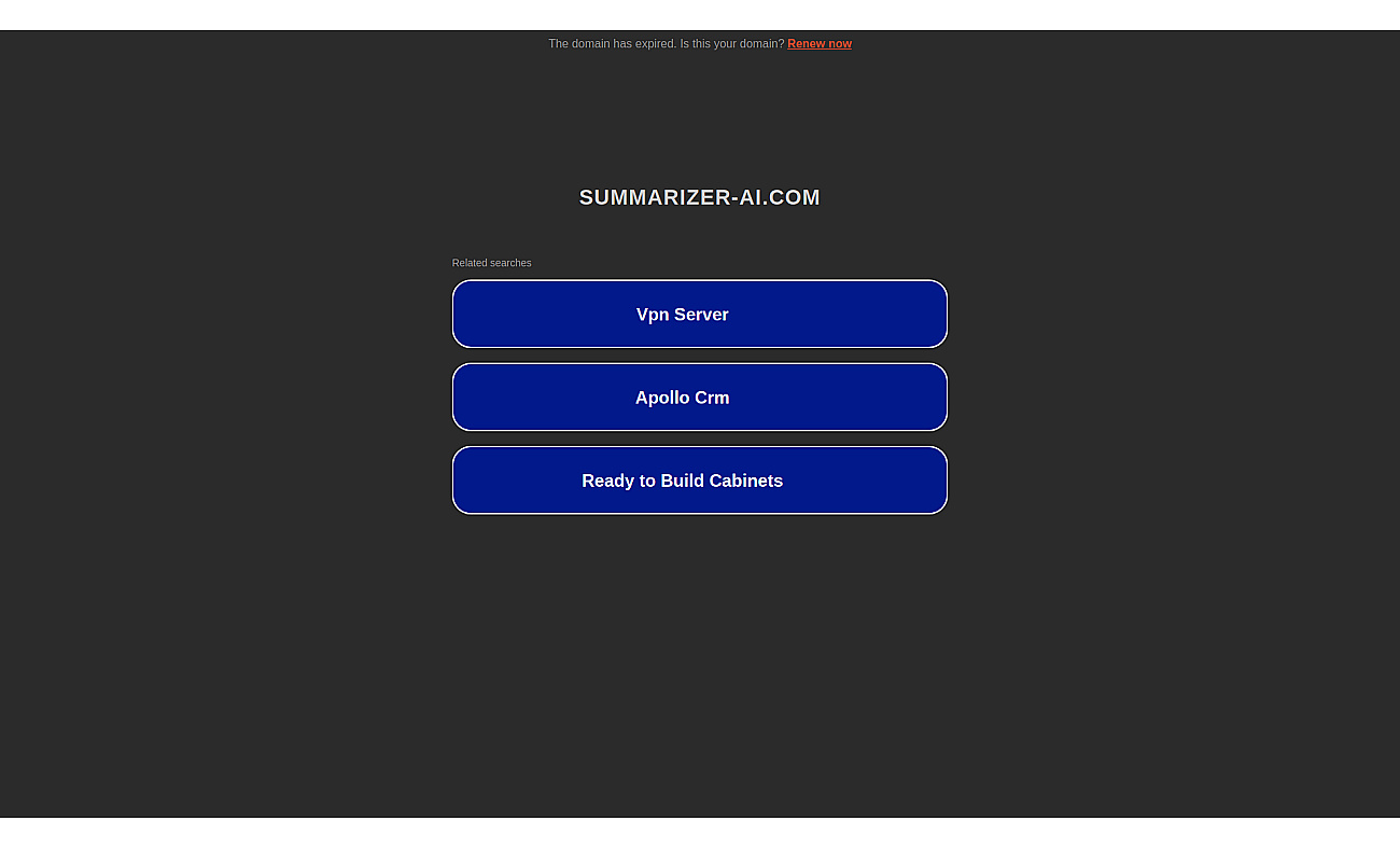 Summarizer AI screenshot