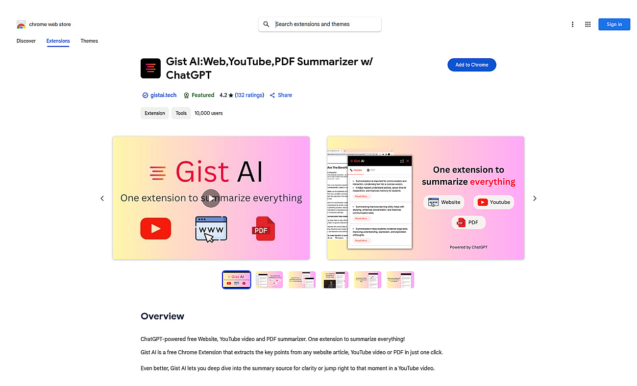 Gist AI screenshot