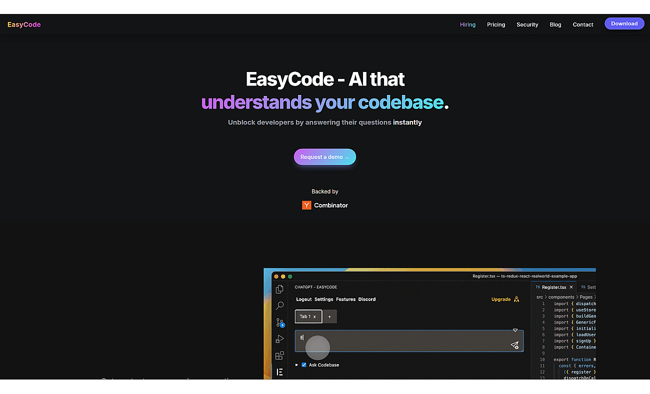 EasyCode screenshot