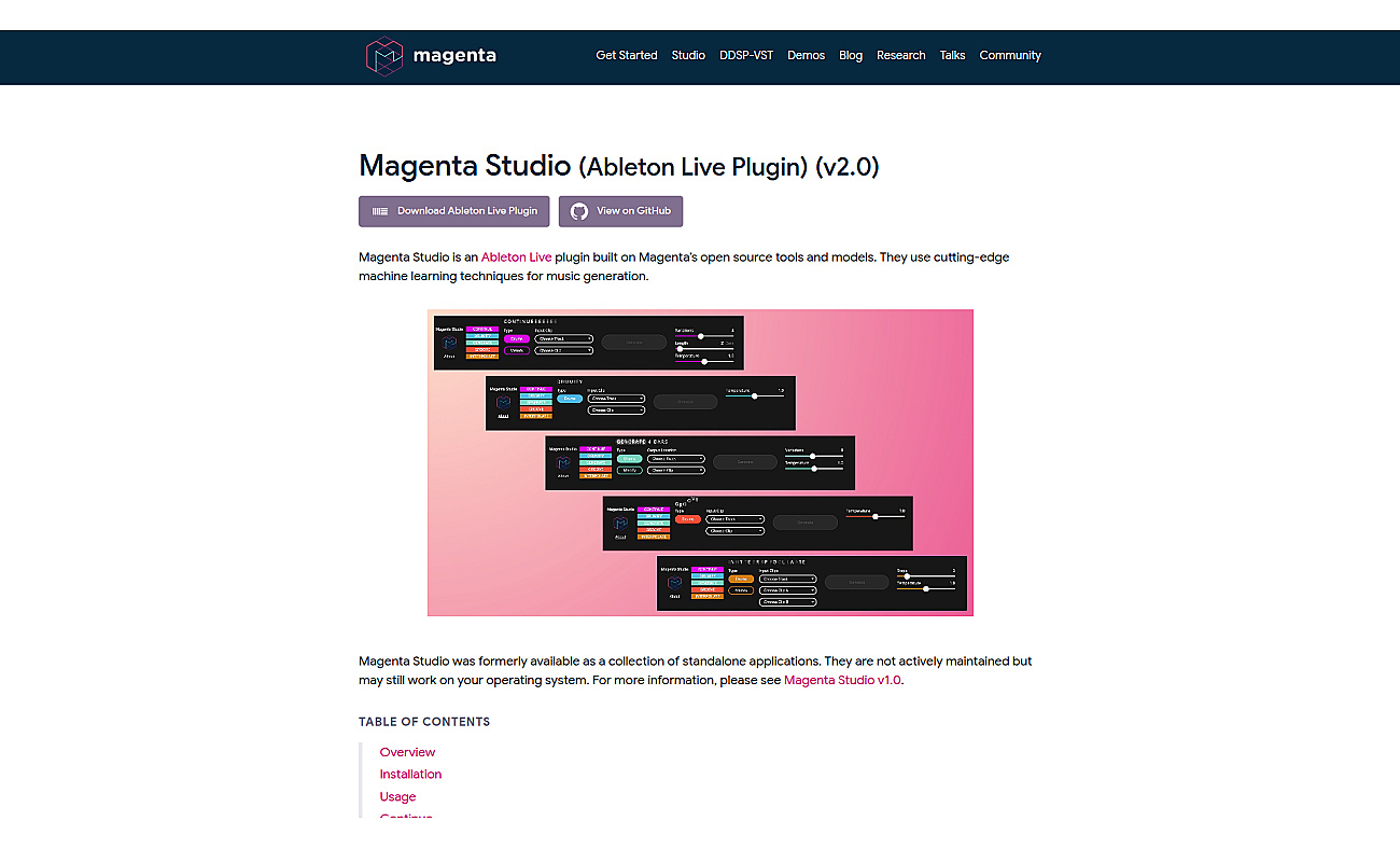 Magenta Studio screenshot