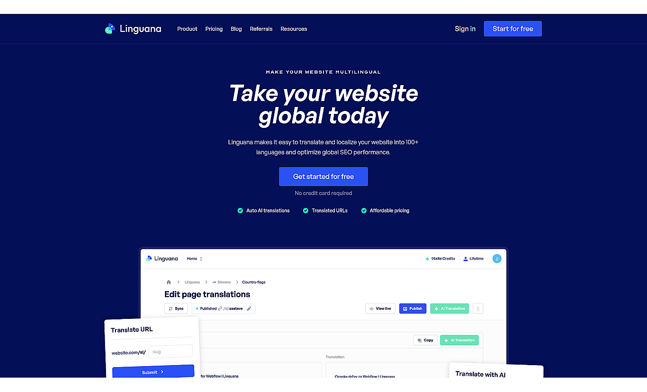Linguana screenshot