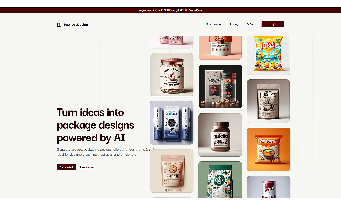 Package Design screenshot