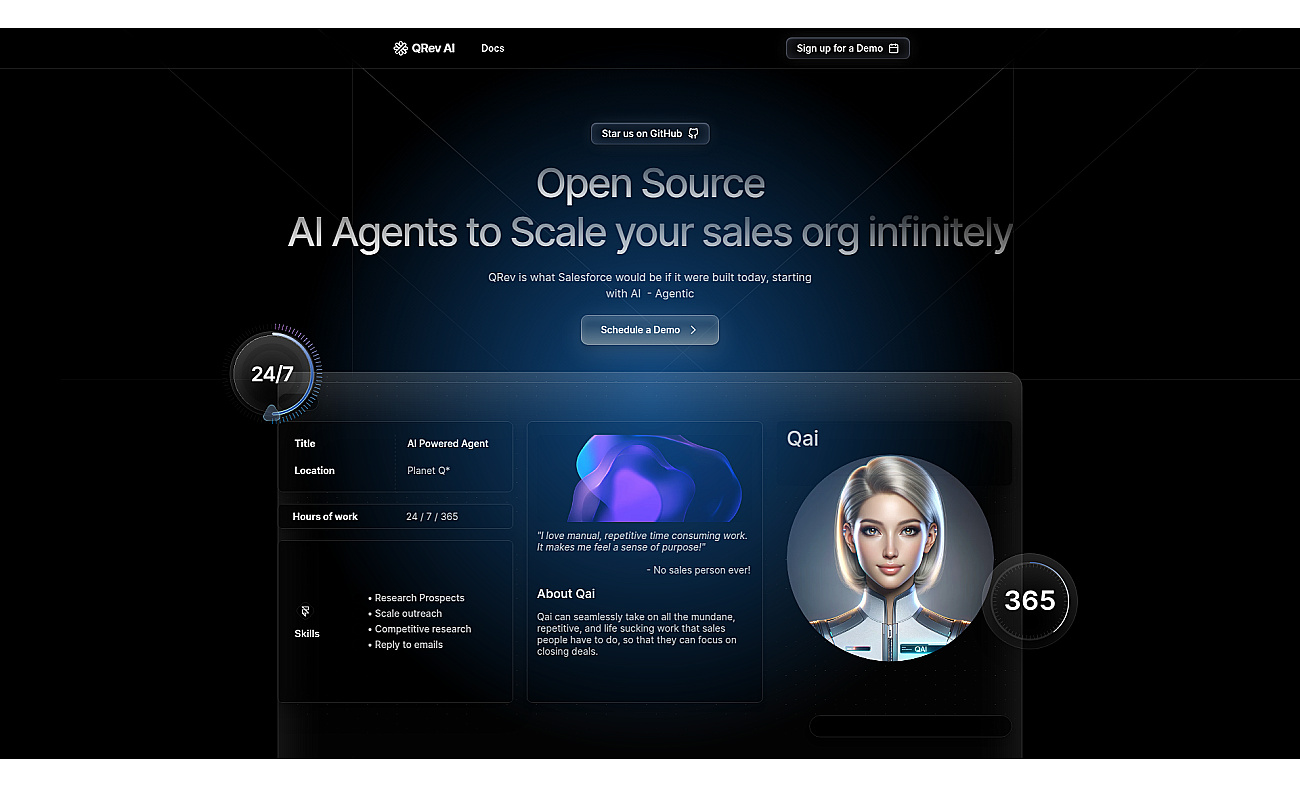 QRev AI screenshot