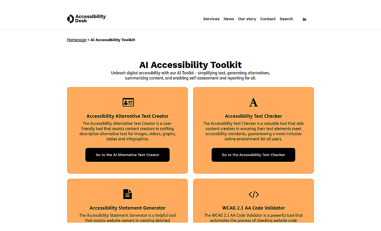 Accessibility Desk screenshot