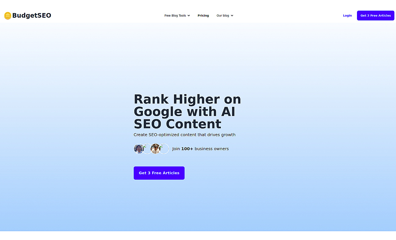 BudgetSEO screenshot