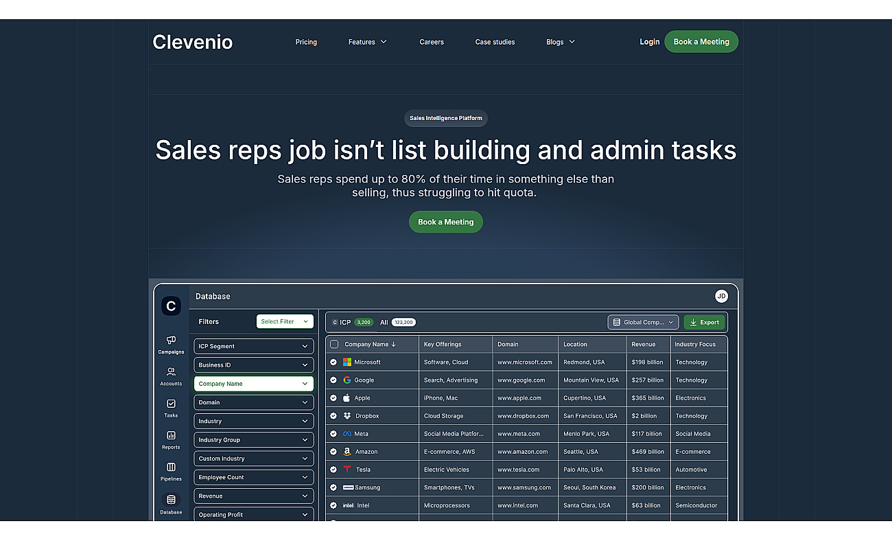 Clevenio screenshot