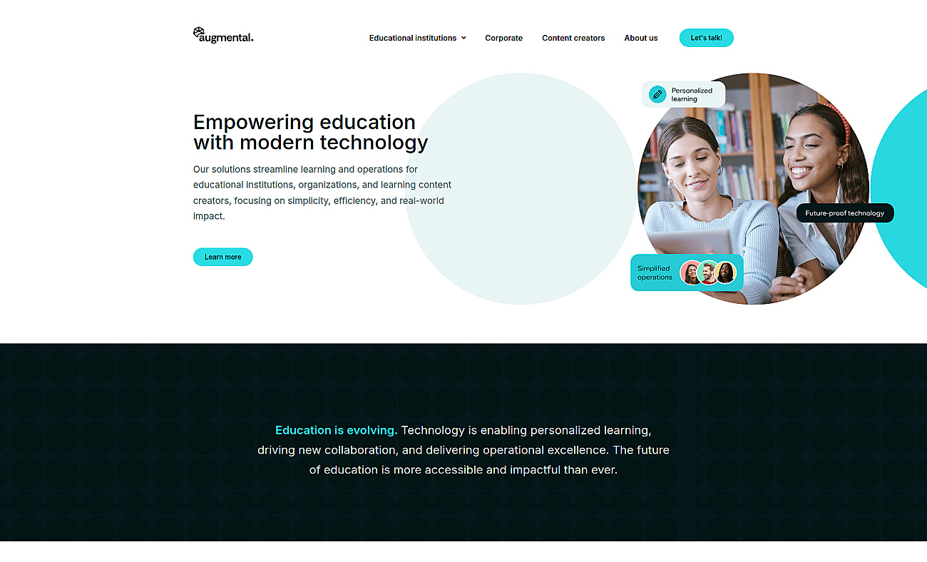 Augmental learning screenshot