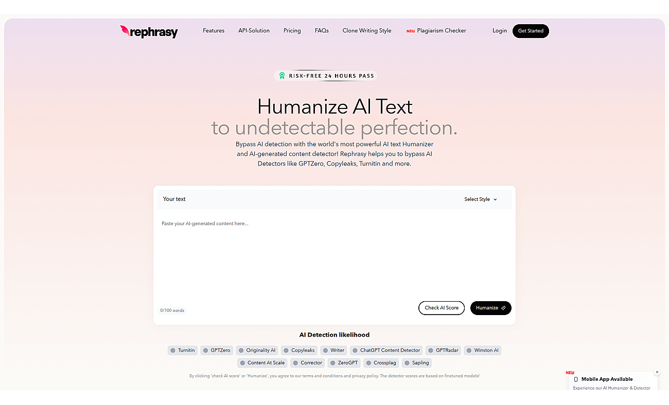 Rephrasy screenshot